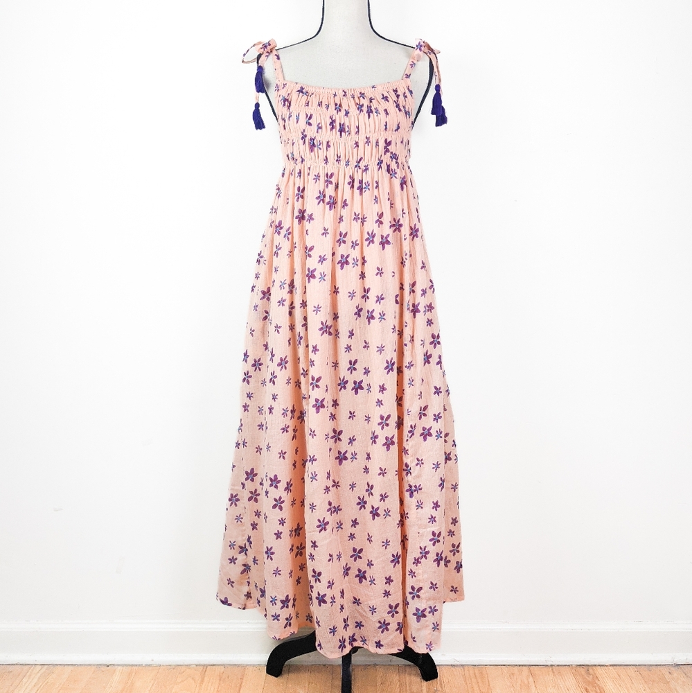 NWT Blue Boheme Marisa Strappy Cotton Strappy Dress